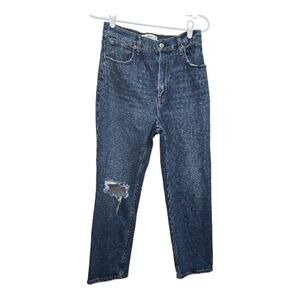 Abercrombie Ankle Straight Ultra High Rise Jeans 28